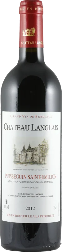 Chateau Langlais Bio Pussiequinn Saint-Emillion 2012